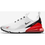 Chaussures de golf Nike Air Max 270 rouges en fil filet respirantes look fashion pour homme 