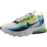 Chaussures de running Nike Air Max 270 React blanches Pointure 39 look fashion pour homme 