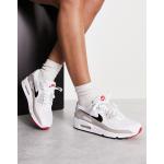 Baskets à lacets Nike Air Max 90 blanches en caoutchouc légères à lacets Pointure 38,5 look casual pour femme en promo 