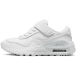 Chaussures de sport Nike Air Max SYSTM blanches en caoutchouc Pointure 40 look fashion pour garçon en promo 