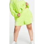 Shorts taille haute Nike verts plus size look casual pour femme en promo 