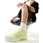 Baskets à lacets Nike vertes en cuir à lacets Pointure 44 look casual pour femme en promo 