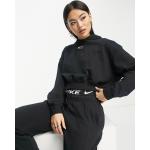 Polaires Nike noirs en polaire à capuche Taille XXL look casual pour femme en promo 