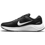 Nike Homme Air Zoom Structure 24 Men s Road Running Shoes, Black White, 45 EU