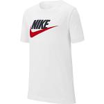 T-shirts à manches courtes Nike Futura blancs en coton look fashion pour garçon de la boutique en ligne Amazon.fr 