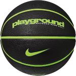 Ballons de basketball Nike 6 jaune fluo en cuir synthétique 