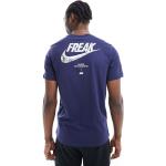 T-shirts à imprimés Nike Football bleu marine à manches courtes Taille XXL classiques pour femme 