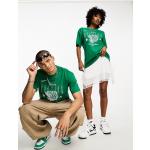 T-shirts à imprimés Nike verts NBA à manches courtes Taille L classiques 