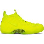 Baskets basses Nike Air Foamposite jaunes en cuir à bouts ronds look casual pour femme 