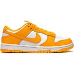 Chaussures Nike Dunk orange en caoutchouc en cuir à bouts ronds pour femme 