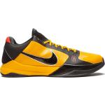 Baskets basses Nike Kobe 5 jaunes en caoutchouc à bouts ronds look casual pour femme 