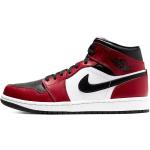 Baskets montantes Nike Air Jordan 1 Mid rouges Pointure 44,5 avec un talon jusqu'à 3cm look casual pour homme en promo 