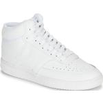 Baskets montantes Nike Court Vision blanches en cuir Pointure 44,5 avec un talon jusqu'à 3cm look casual pour femme 