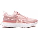 Baskets  Nike React Infinity Run roses en caoutchouc pour femme 