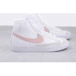 Nike Blazer - '77 - Baskets mi-hautes - Blanc et rose pâle