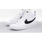 Baskets semi-montantes Nike Blazer Mid '77 blanches en caoutchouc à lacets Pointure 38,5 rétro pour femme 