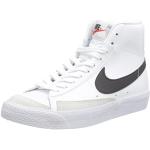 Chaussures de sport Nike Blazer Mid '77 blanches en caoutchouc Pointure 38,5 look fashion pour garçon 