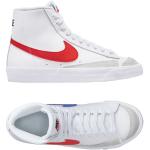 Chaussures montantes Nike Blazer Mid '77 blanches en caoutchouc respirantes Pointure 37,5 classiques pour enfant en promo 