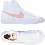 Chaussures Nike Blazer Mid '77 blanches en daim en daim respirantes Pointure 40,5 classiques pour femme en promo 