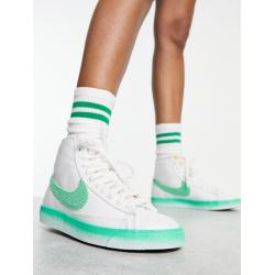 Nike - Blazer Ray of Hope - Baskets mi-hautes - Blanc et vert printanier