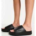 Claquettes de piscine Nike noires en caoutchouc à bouts ouverts Pointure 38 pour femme 