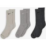 Nike Chaussettes X3 Crew Solid Color gris/blanc 39/42 femme