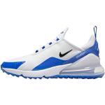 Chaussures de golf Nike Air Max 270 blanches look fashion pour homme 