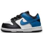 Nike Chaussures Nike Dunk Low Blanc/Noir/Bleu Enfant - DH9761-104 Blanc/Noir/Bleu 4C unisex