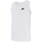 T-shirts Nike blancs sans manches sans manches à col rond Taille XL 