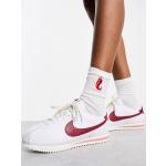 Baskets à lacets Nike Cortez blanches en cuir à lacets Pointure 36 look casual pour femme en promo 