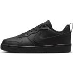 Chaussures de basketball  Nike Court Borough noires en caoutchouc Pointure 35,5 look fashion pour garçon en promo 