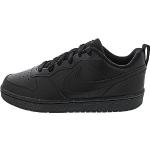 Chaussures de basketball  Nike Court Borough noires en caoutchouc Pointure 38 look fashion pour garçon en promo 