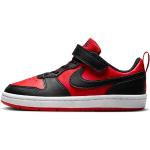 Chaussures de basketball  Nike Court Borough rouges en caoutchouc Pointure 27 look fashion pour garçon 