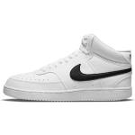 Chaussures de sport Nike Court Vision blanches en cuir Pointure 40 look fashion pour homme en promo 