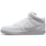Baskets basses Nike Court Vision blanches en cuir synthétique Pointure 42 look casual pour homme 