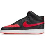 Chaussures de basketball  Nike Court Vision rouges en caoutchouc Pointure 44 look fashion pour homme en promo 