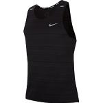 Vestes de sport Nike Miler noires en polyester lavable en machine Taille S look fashion pour homme 