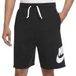 Shorts de sport Nike Alumni blancs en éponge bio Taille S look casual pour homme 