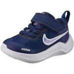 Chaussures de sport Nike Downshifter bleues en fil filet Pointure 19,5 look fashion pour garçon 