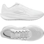 Chaussures de running Nike Downshifter blanches en fil filet respirantes Pointure 42 pour homme en promo 