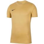 T-shirts Nike Dri-FIT dorés en polyester lavable en machine à manches courtes Taille S look fashion pour homme 