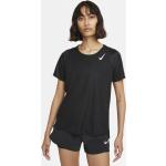 Maillots de running Nike Dri-FIT en fil filet à manches courtes Taille L look fashion pour femme 