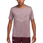 Maillots de running Nike Rise 365 beiges nude à manches courtes Taille XL look fashion pour homme 