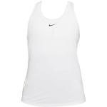 Débardeurs de sport Nike Dri-FIT blancs en polyester respirants sans manches à col rond Taille XS pour femme en promo 