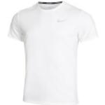 Maillots de running Nike Dri-FIT blancs en polyester Taille M look fashion pour homme 