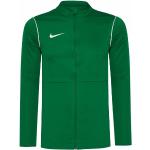 Vestes de survêtement Nike Park vertes en polyester respirantes à manches longues à col montant pour homme 