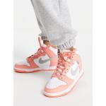 Nike - Dunk - Baskets montantes - Blanc et rose pourpre