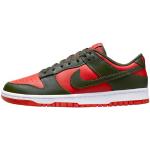 Baskets basses Nike Dunk Low rouges Pointure 42,5 look casual pour homme 