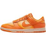 Chaussures de sport Nike Dunk Low orange Pointure 39 look fashion pour femme 