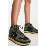Baskets montantes Nike Dunk vertes en caoutchouc à lacets Pointure 36 look casual pour femme en promo 